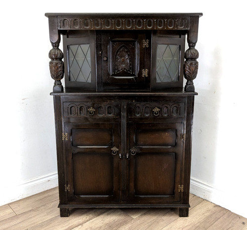 Cabinet antique small - small, oak