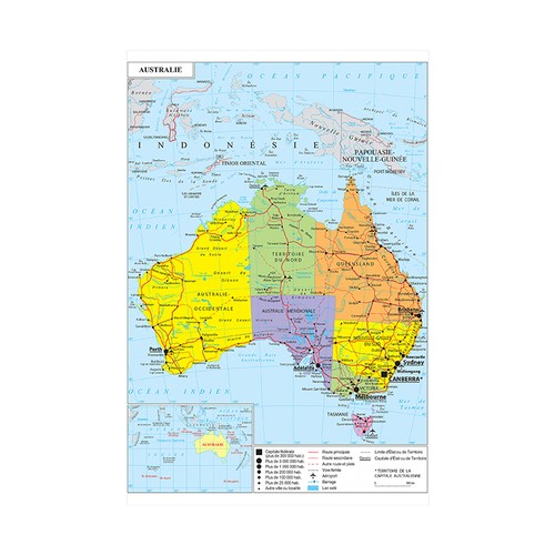 Australia political map - australia,