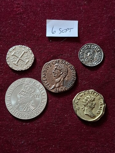 Old roman collectable tokens - old,