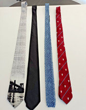 Job Lot of 4 Vintage Ties - One is 100% Silk  - Three Unworn - Ex  Condition