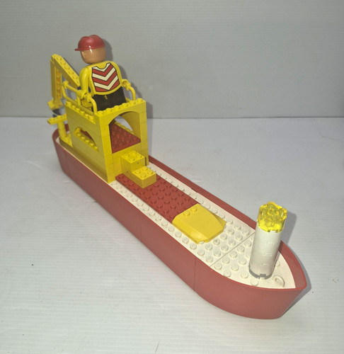 Lego cargo ship boat with - lego,