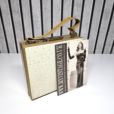 VINTAGE Faux Ostrich Box