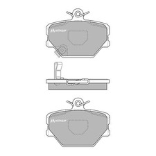Brake Pads Set For Smart