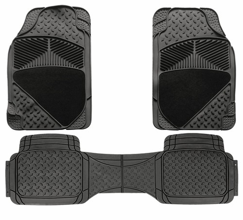 3pc heavy duty rubber carpet - duty,