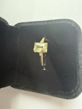 Csarite & Diamond 9ct Gold