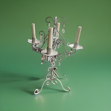 Vintage-like white metal