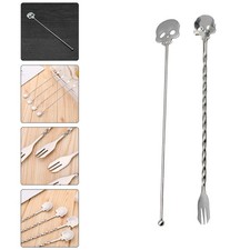 Swizzle Stick and Stir Spoon
