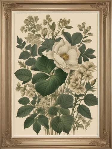 Vintage botanical english - botanical, ad