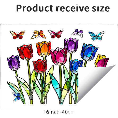 Waterproof pvc tulip static - waterproof,