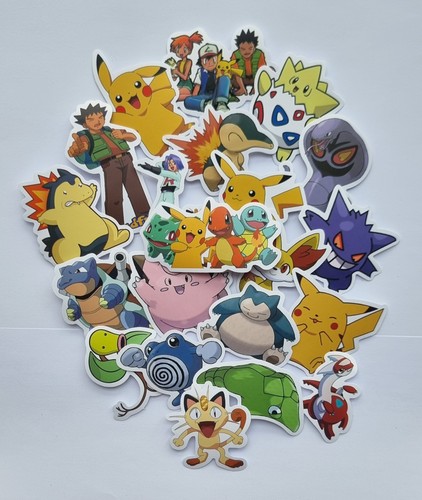 Pcs pokemon stickers pvc - 20,