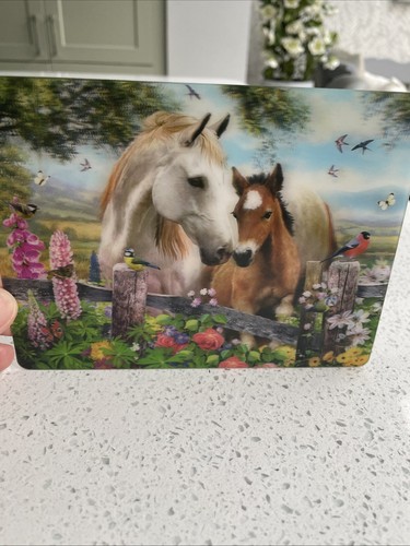 Picture postcard horses - picture,
