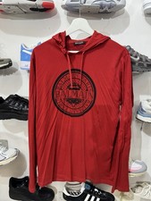 Balmain Red Hoodie Size Large