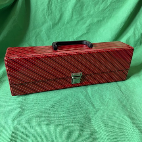 Retro red striped cassette