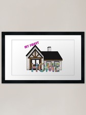 My Sweet Home Framed Art Print