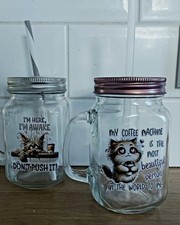 2 x Mason Jars Funny Drinking