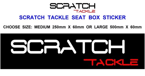 Scratch tackle sticker for - tackle, sea