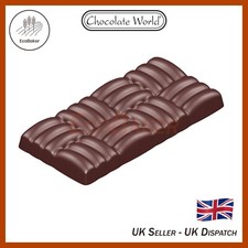 CW1583 – Chocolate World – Chocolate Bar Woven Polycarbonate Mould