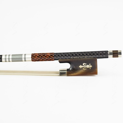 Silver braided carbon fiber - braided,