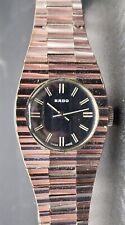 RADO Ladies Manual Watch 305.3041.2 Swiss Stainless Steel Hand Winding c.1970s