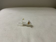 Murano Glass,Lauscha,Bimini Glass:Glass Foxhound Dog Running Figure,dog Ornament