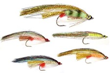 Set Of 5 Pike Flies Lure Fishing