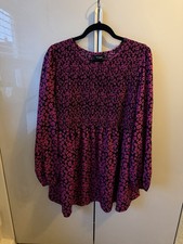 Yours Floral Tunic Top Size 20