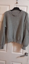 Ladies Grey Jumper Crop Size