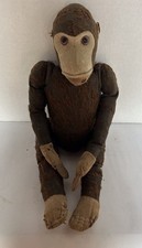 Vintage Jointed Stuffed Monkey