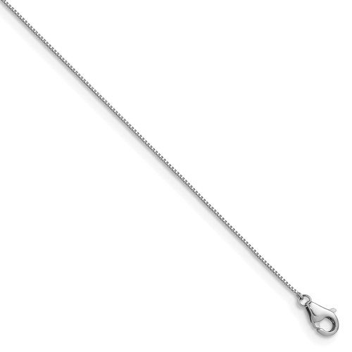 Herco platinum 5mm box - platinum, chain