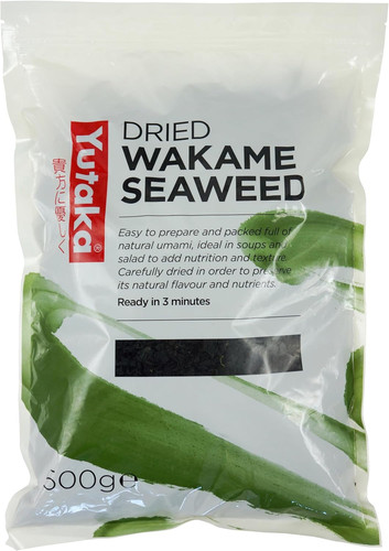 Dried wakame seaweed 500g bulk - 500g,