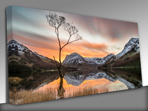 Sunrise mountains lake - mountains,