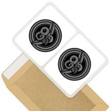 Rectangle stickers 7 5cm - 2, 7.5cm