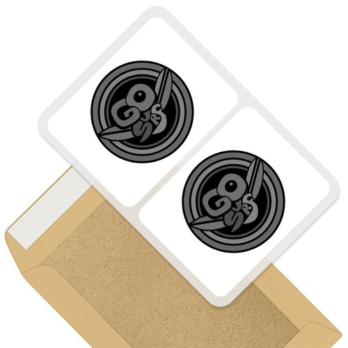 Rectangle stickers 7 - stickers, 7.5cm