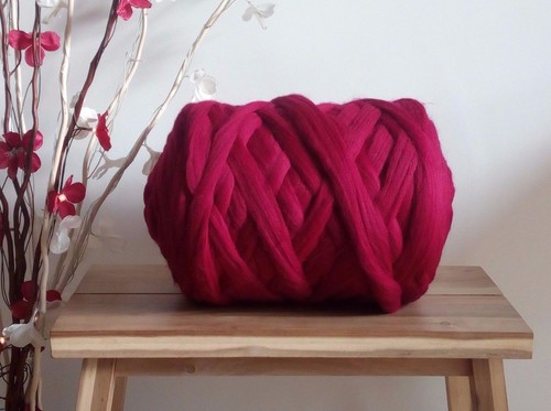 Beetroot claret merino wool - claret*,