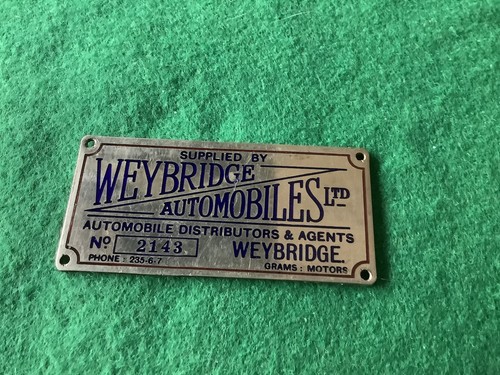 Weybridge automobiles ltd - weybridge,