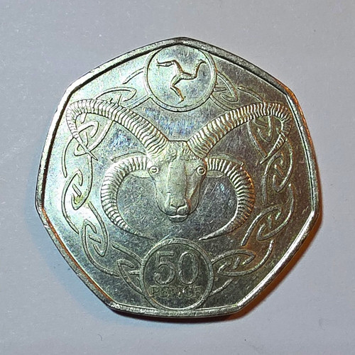 Isle man 2020 50p - of,