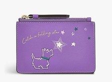 RADLEY PURPLE LEATHER CARD