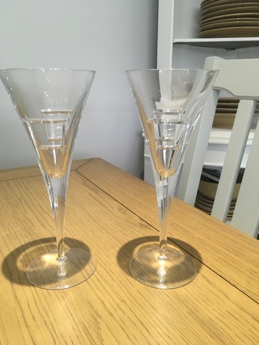 Two tyrone crystal champagne - two,