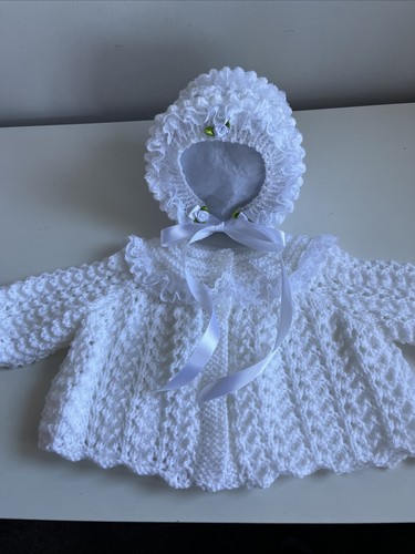 Knitted matinee jacket - matinee, &