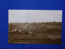 Postcard: 'A Birdseye View of the Potteries'  (Longton)  Posted  1921 Damaged  P