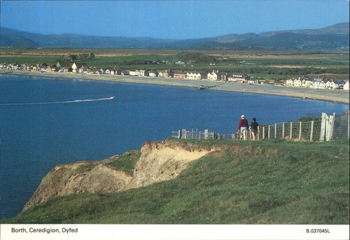 Vintage dennis postcard borth - vintage,