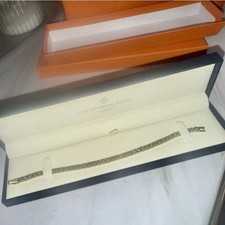 1ct Gold Vermeil Diamond Tennis Bracelet The Diamond Store