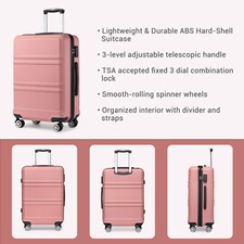 Small 20Inch 4 Wheels Suitcase