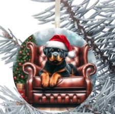 Rottweiler Hanging Bauble Gift