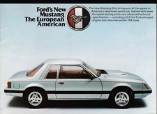 Ford Mustang Ghia Mercury Monarch European 1979 Brochure & Price List (S25)
