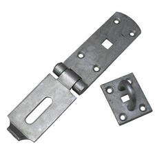 Heavy Duty Hasp & Staple (Galvanised Locking Security Lock Latch 8", 10" or 12")