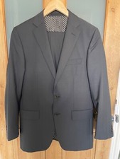 MENS JIGSAW GREY LIGHTWEIGHT WOOL TONIC SUIT SIZE 36/32 EXCELLENT CONDITION