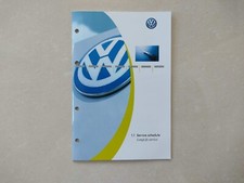 💯GENUINE VOLKSWAGEN SERVICE BOOK GOLF POLO PASSAT COVERS ALL OTHER VW MODELS..