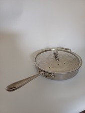 All-Clad Stainless 3Qt Saute Pan and Lid