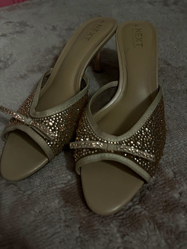 Next gold beige rhinestone - next, gold/beige